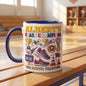 Personalized Sports Mug, Class Champions Mug, Custom Name Athlete Gift, School Team Coffee Cup