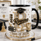 Personalized Graduation Mug 2026, Class of 2026 Gift for Him, Custom Name Initial Grad Coffee Cup