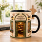 Personalized Bookstore Mug, Custom Book Lover Gift, Cozy Reading Nook Coffee Cup