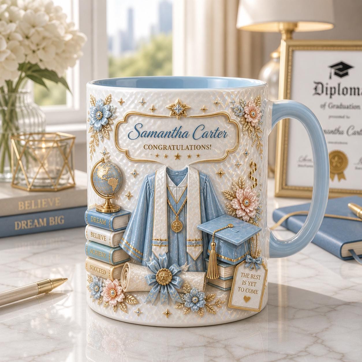 Personalized Graduation Mug 2026, Class of 2026 Gift, Custom Name Grad Coffee Cup